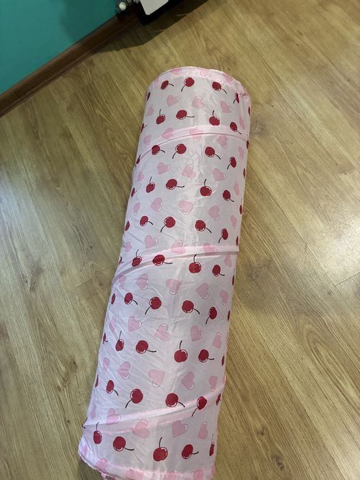 Сгъваем розов тунел за котки