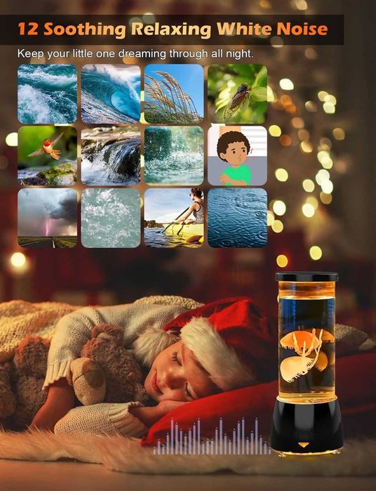 LED лампа с медуза 17 RGB цветна дистанционно управление