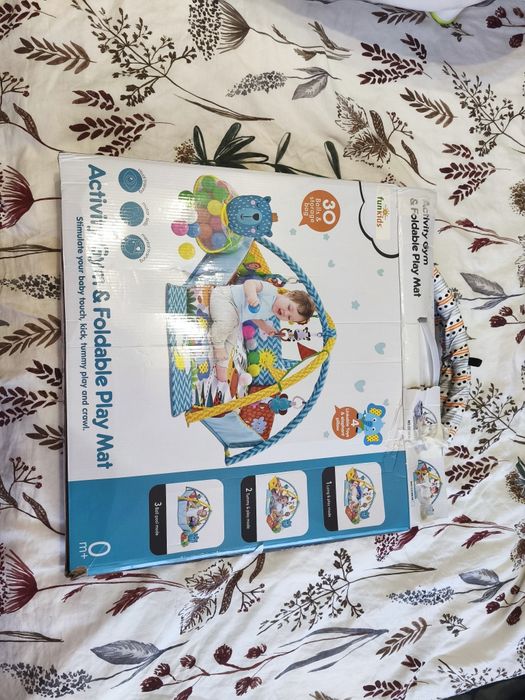 Развивающий коврик с бортиками