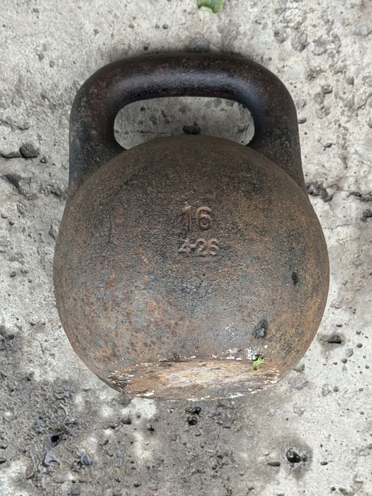 Гиря 16кг советская
