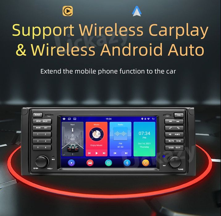Android 14 Навигация Мултимедия BMW E39 4/8гб 8core БМВ Андроид 12