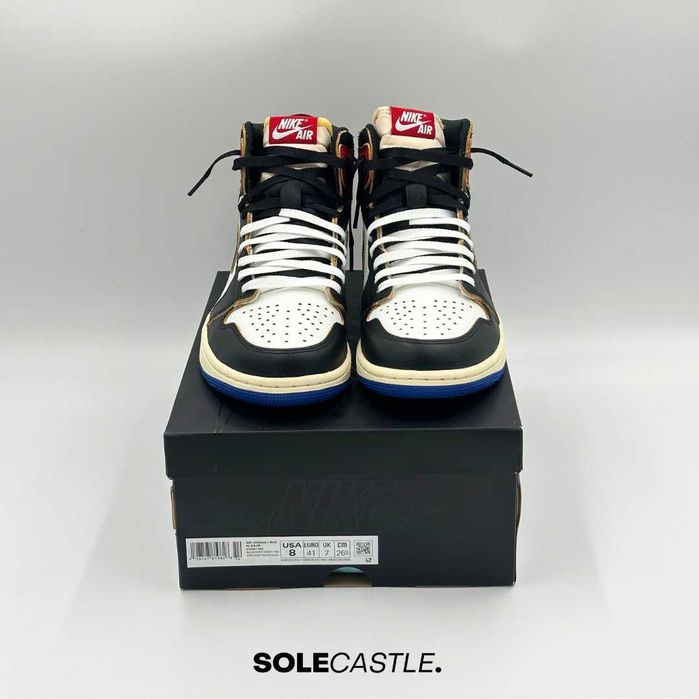 Nike Air Jordan 1 Retro High OG SP Fragment x Union LA 'Varsity Red Sport Royal'