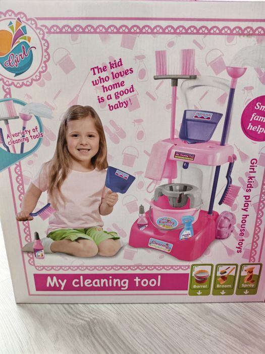 Количка за почистване My Cleaning Tool плюс прахосмукачка
