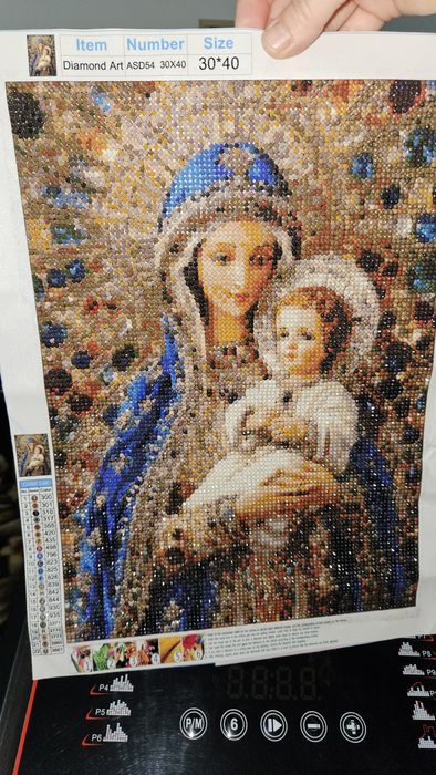 Goblen cu diamante rotunde