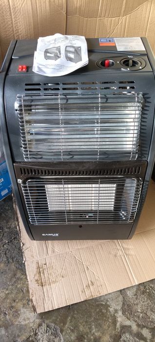 Soba încălzire mixtă gaz și electrica
