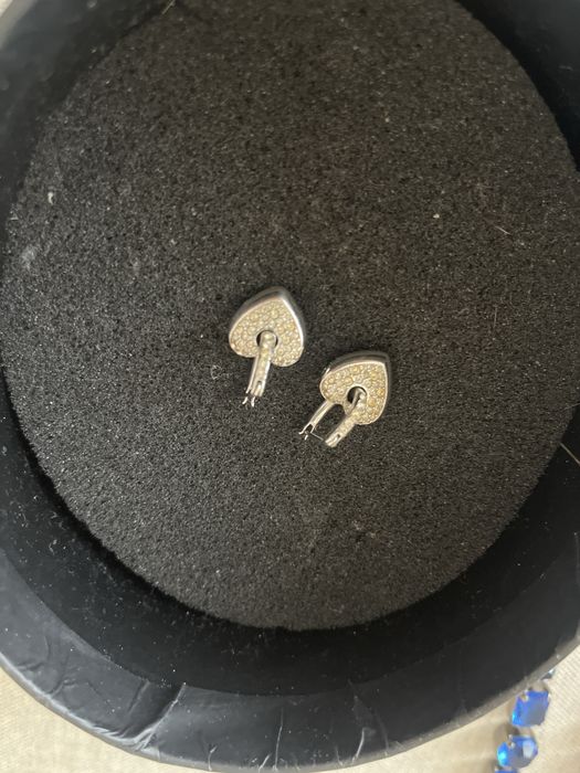 пръстен сребро и циркони - седеф