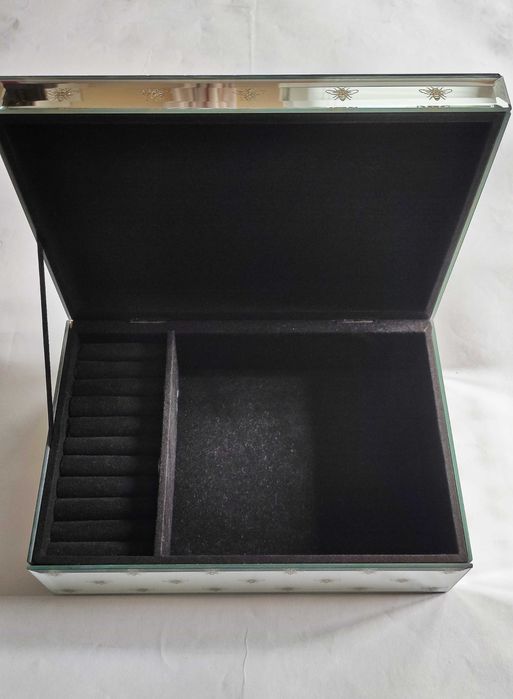 Луксозна голяма огледална кутия за бижута