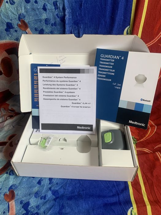 Tranzmitator Guardian 4Medtronic+Insertor+accesorii+cutie originala
