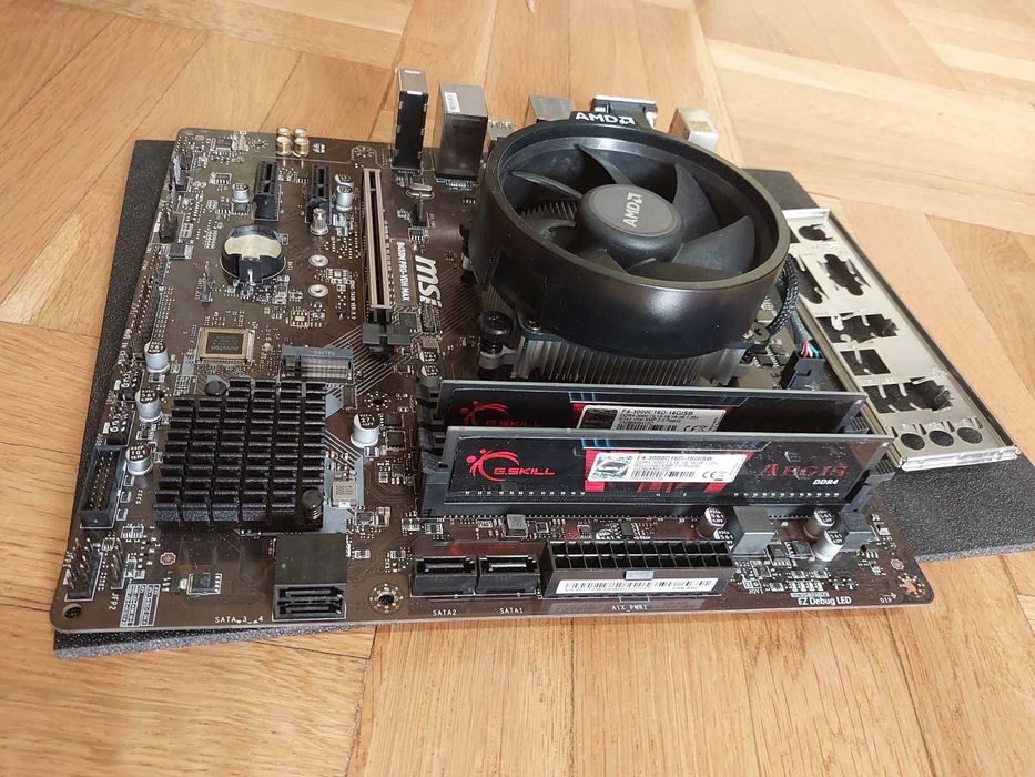 Ryzen 5 2600 + MSI B450M Pro Vdh Max + 16GB 3000Mhz G.Skill Aegis