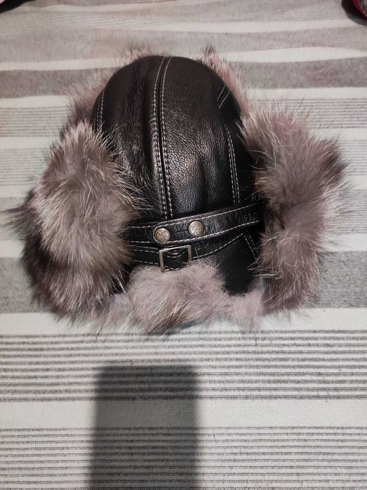 Шапка ушанка мужская