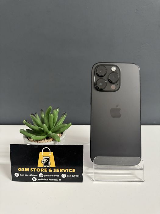 Iphone 14 Pro 128Gb Space Gray 2 Ani Garantie Gsm Store&Service