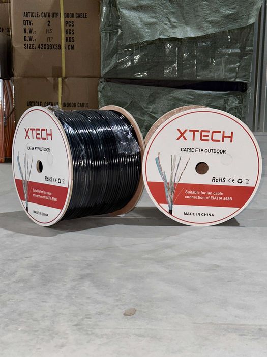 Xtech CAT5 CAT6 UTP/FTP внешний и внутренний кабель
