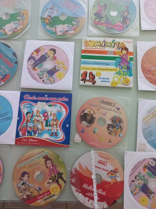 Cd uri educative clasa 1,2,3,4 matematica romana istorie muzica