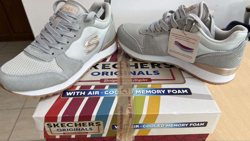Skechers Sneakers, OG 85 Goldn Gurl 111-LTGY, Gri, 36 EU