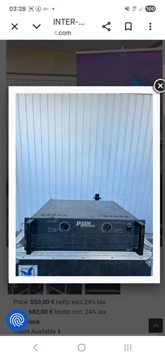amplificator putere v sys v 1000 w inter m p3200 w 2ohm stabil 25kg