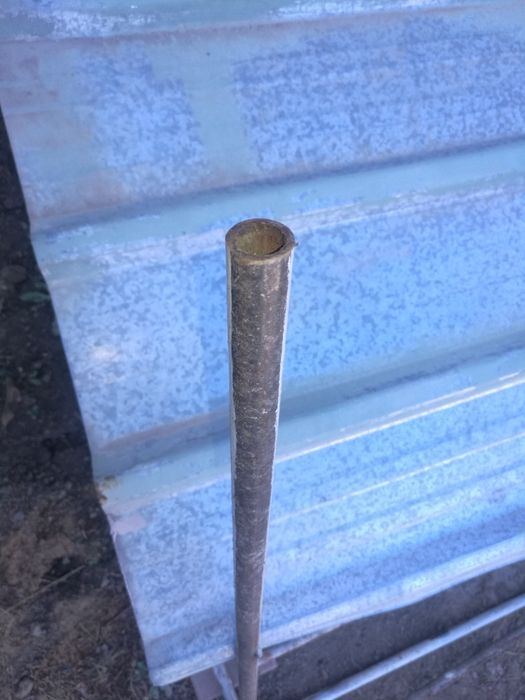 Металлические трубы 22 мм наружный диаметр бу 25 м. Окрашенные