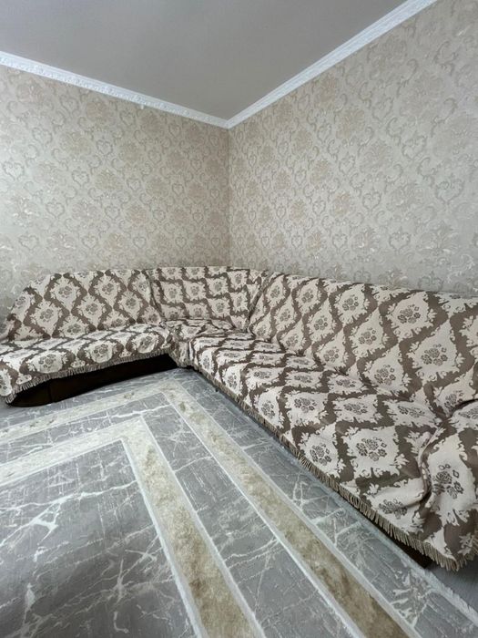 Мягкий угловой диван + кресло
