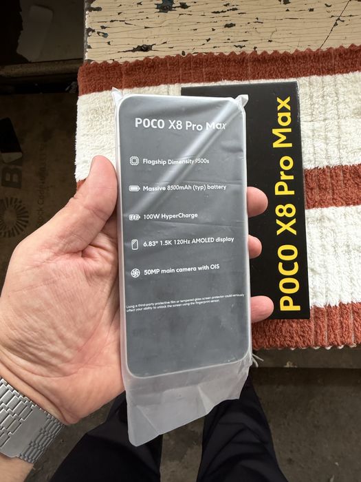 poco x8 pro max 12.512g yengidek 2 ta sikl karopka kamplekt