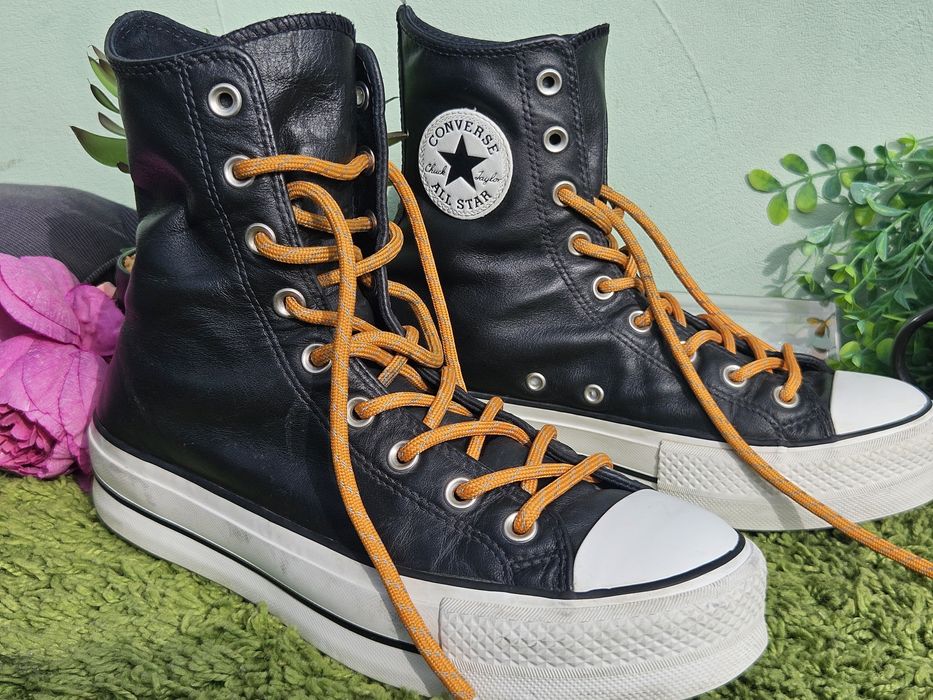 Converse Високи кожени кецове N40