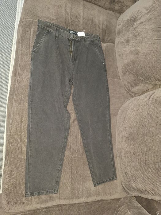 Нови черни мъжки дънки W30