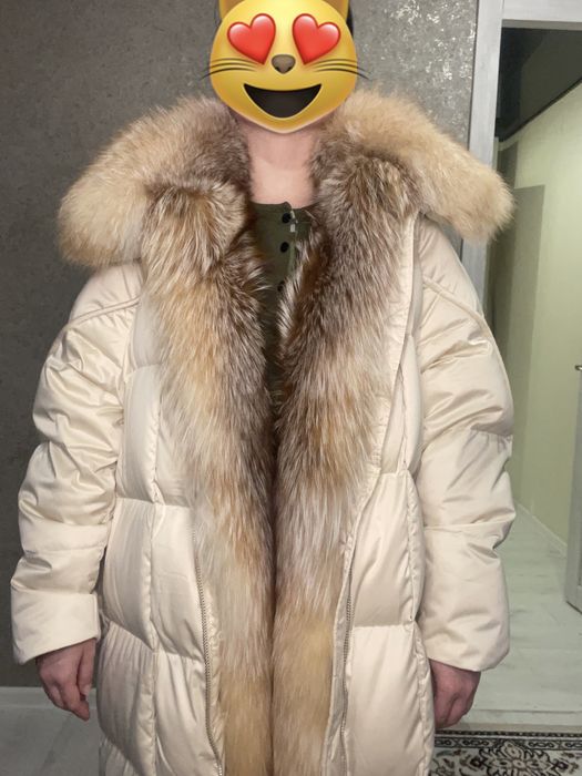 Женская куртка, мех лиса