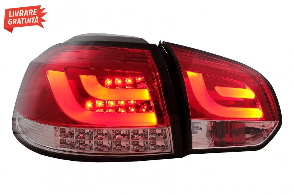 Stopuri LED VW Golf 6 VI Hatchback (2008-2013) Rosu Clar