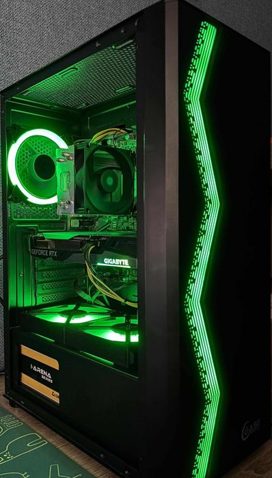 Геймърски компютър с RTX 3060, отличен за Full HD максимални настройки!