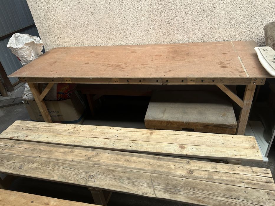 Продам столы скамейки
