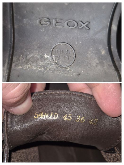 Ghete Geox, Brayden 2Fit ABX, Piele Naturală, Wide Fit, Bărbați - 42