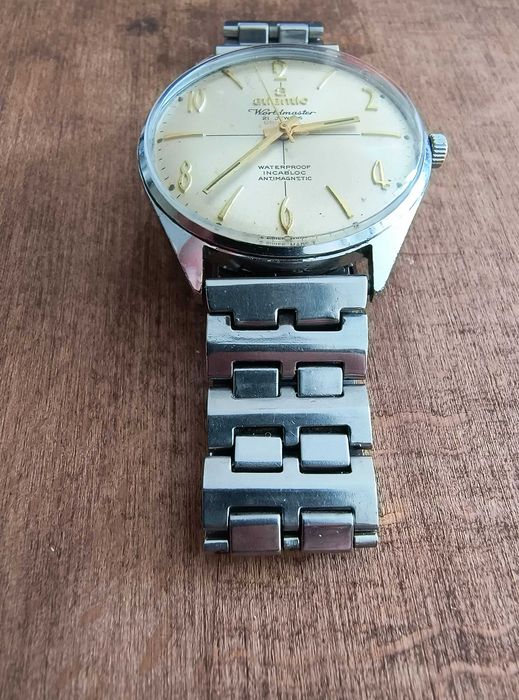 Atlantic Worldmaster Винтидж швейцарски ръчен часовник