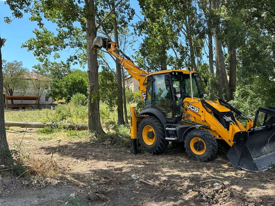 Всички  изкопни услуги с мини багер и челен товарач, комбиниран багер