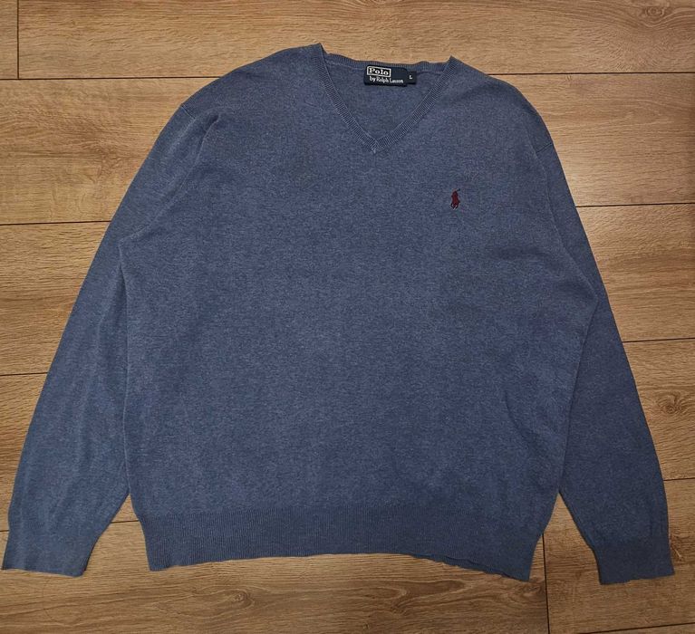 Pulover Polo Ralph Lauren V-Neck - 100% bPima  - Mărimea Lumbac