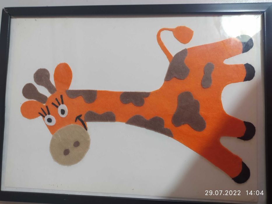 Детские картины из фетра