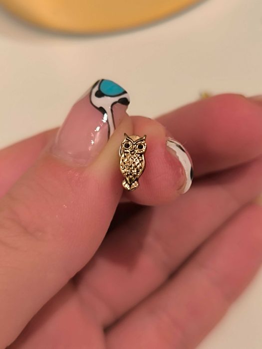 Комплект колие и обеци ,,Сова,,