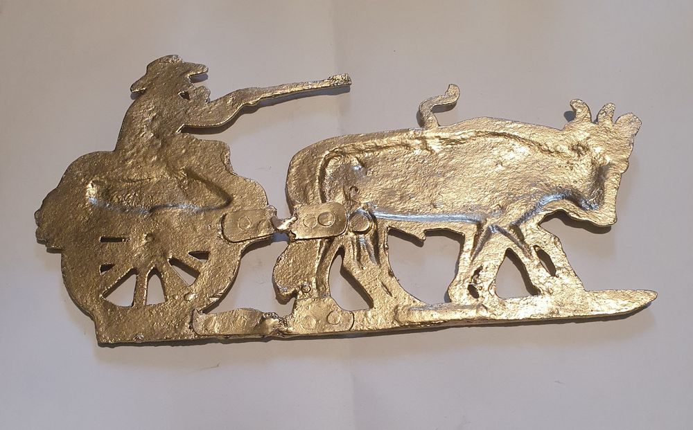 Placa turnata antica/colectie