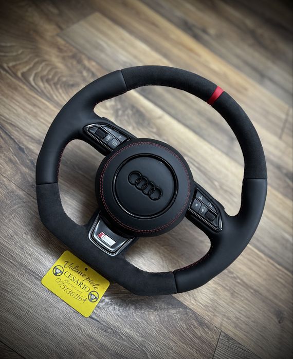 Volan piele naturala Audi Q3,Q5,Q7,A1,A3,A4,A5,A6