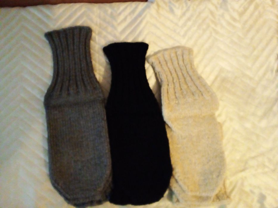 Домашни плетени мъжки чорапи