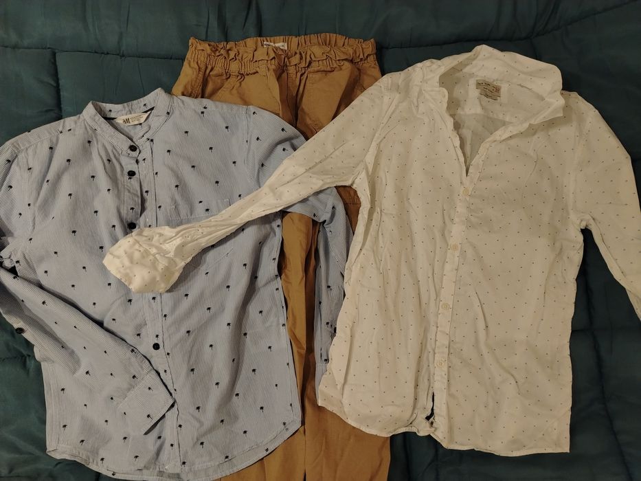 Лот 146-152см момче официален, ризи