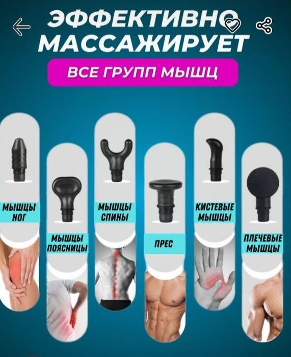 Шошилинг 80 % чегирма массажер пистолет, глубокие ткани ударные мышцы