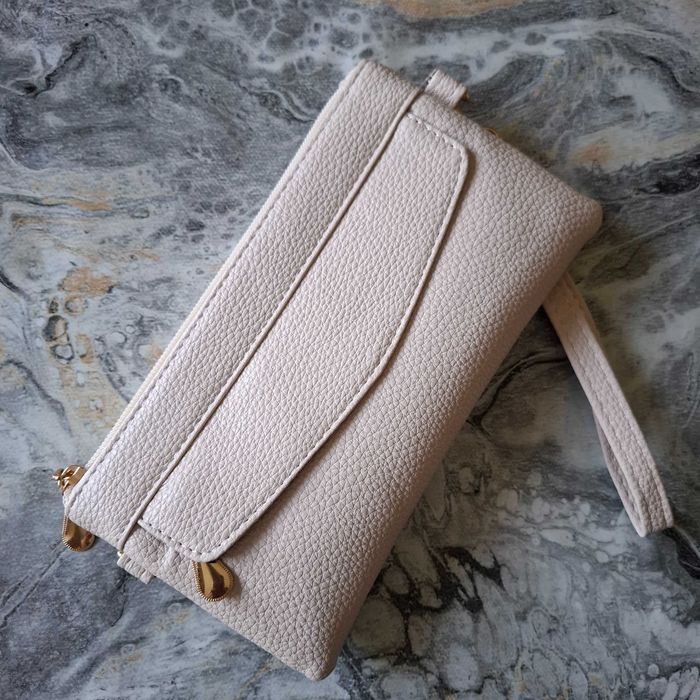 Нова дамска чанта-клъч с къса и дълга дръжка