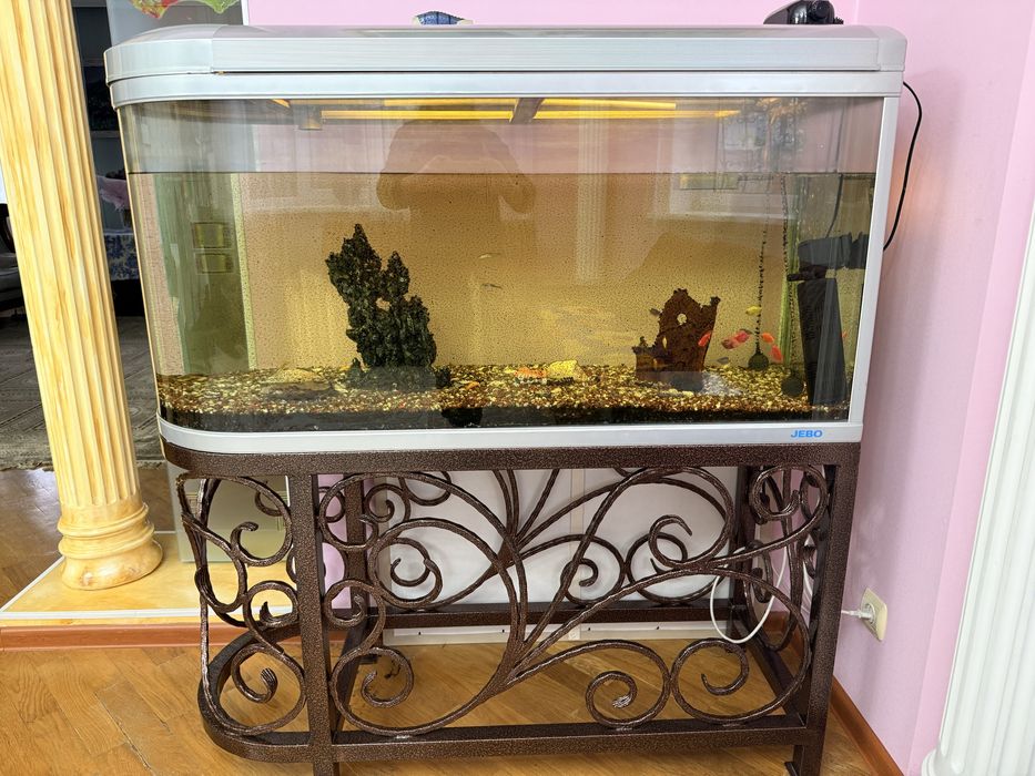 Аквариум 400 литров с рыбами