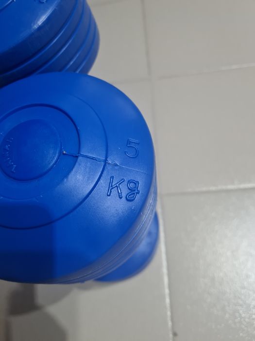Гири   2 х 5кг                    .