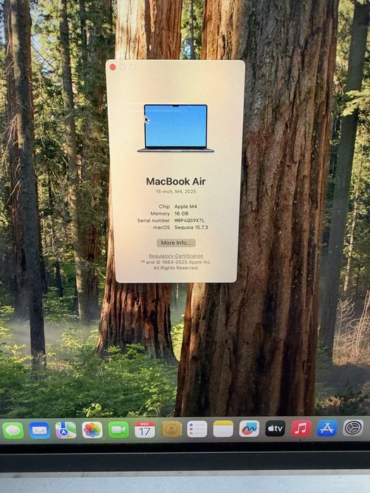 Macbook Air A15 M4   512Gb   16Gb ram