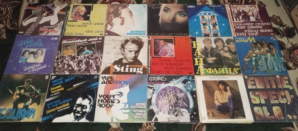 Мировые виниловые пластинки