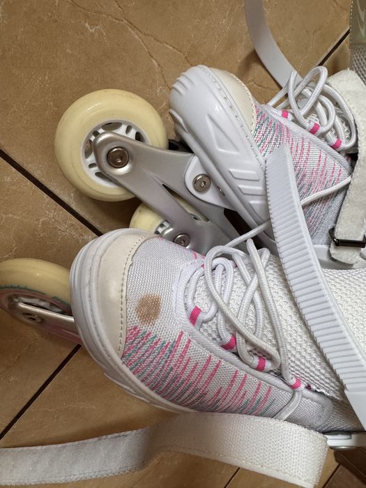 Patine cu rotile silicon, marime ajustabila 37-40