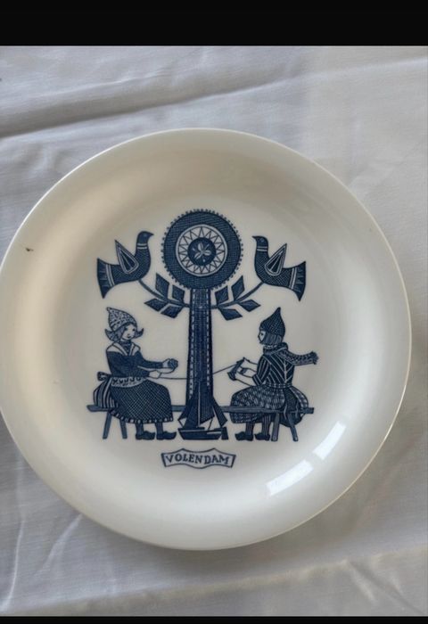 Set 5 farfurii colecție Royal Sphinx Maastricht - Folclor Olandez (Vintage)