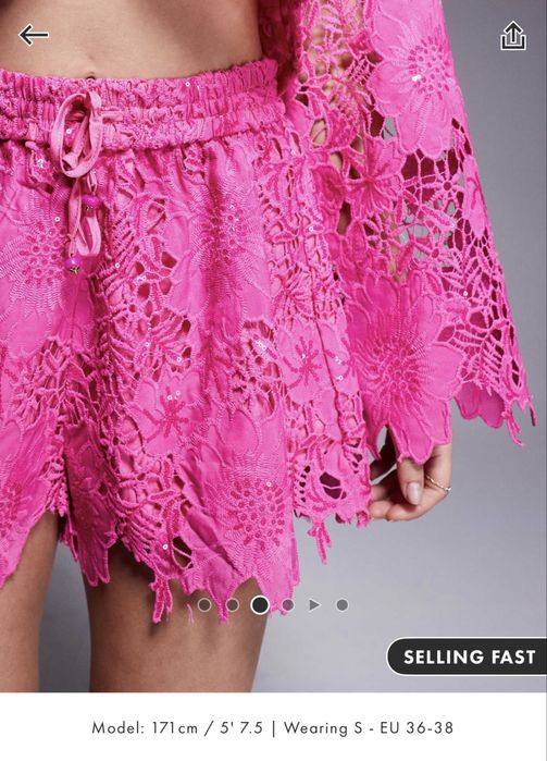 Set de vara din dantela cu paiete River Island nou cu eticheta