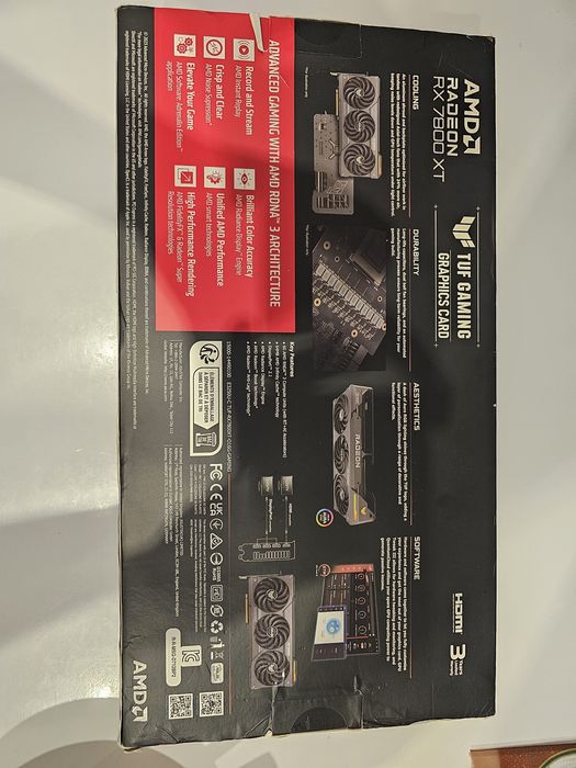 Amd radeon rx7800xt asus tuf ГАРАНЦИЯ