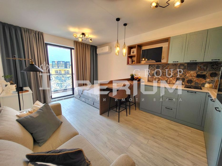 Дава се под наем Едностаен апартамент в Варна, Виница - 35 кв.м за 433.5 € - Снимка #2