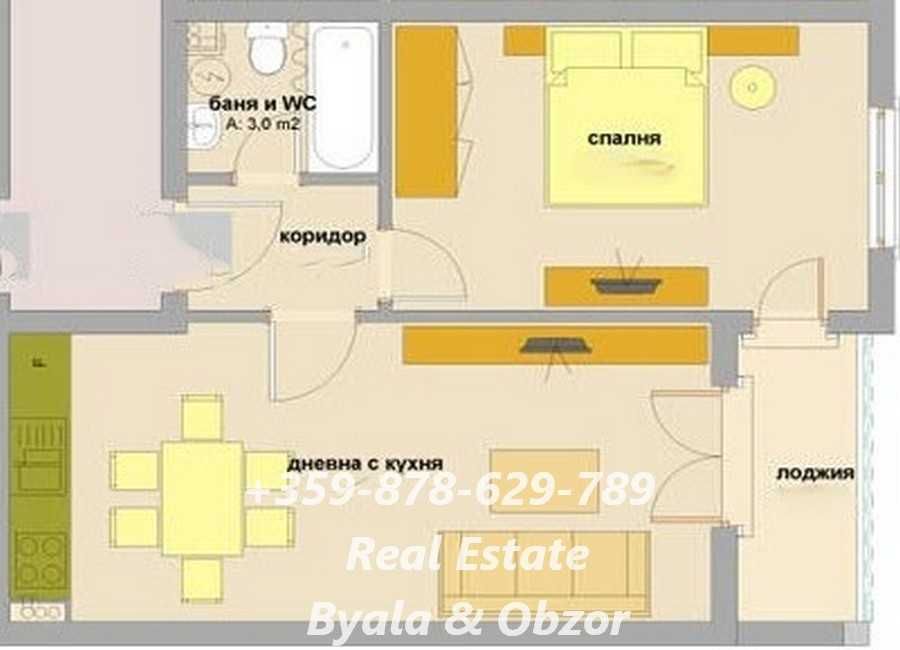 Дава се под наем Двустаен апартамент в Бяла - 61 кв.м за 74311.59 € - Снимка #9